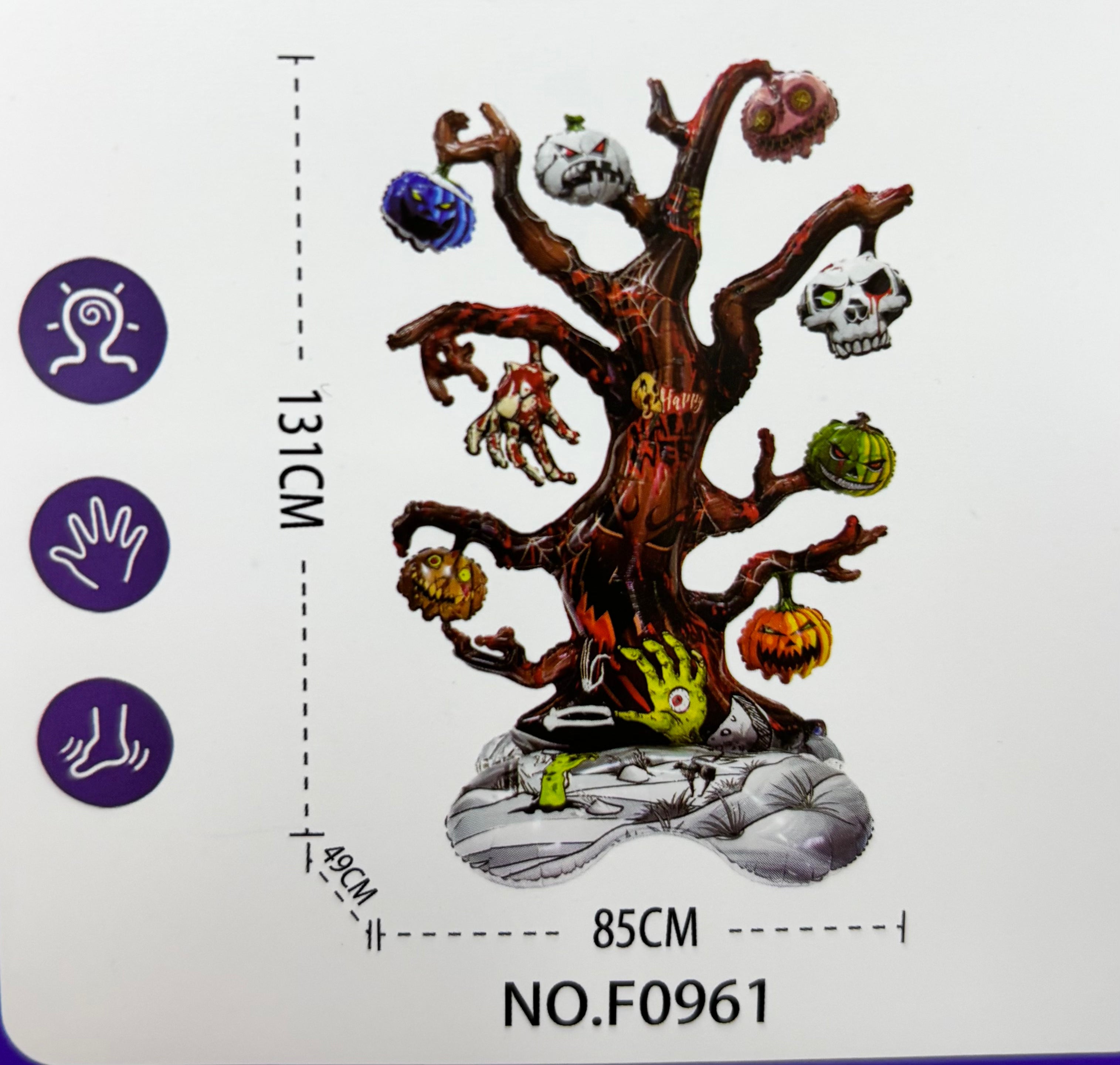 GLOBO ARBOL HALLOWEEN